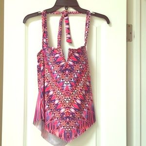 Becca tankini size medium swimsuit